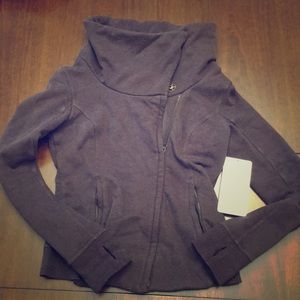 Brown Lululemon Karmacollected Jacket, size 6